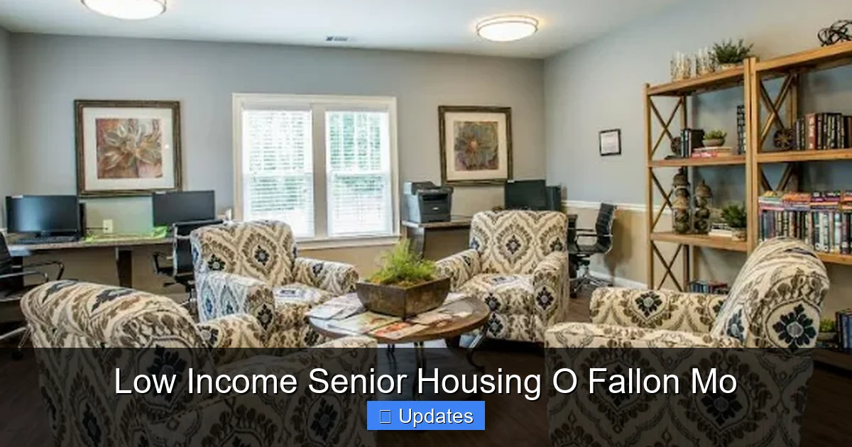 Low Income Senior Housing O Fallon Mo