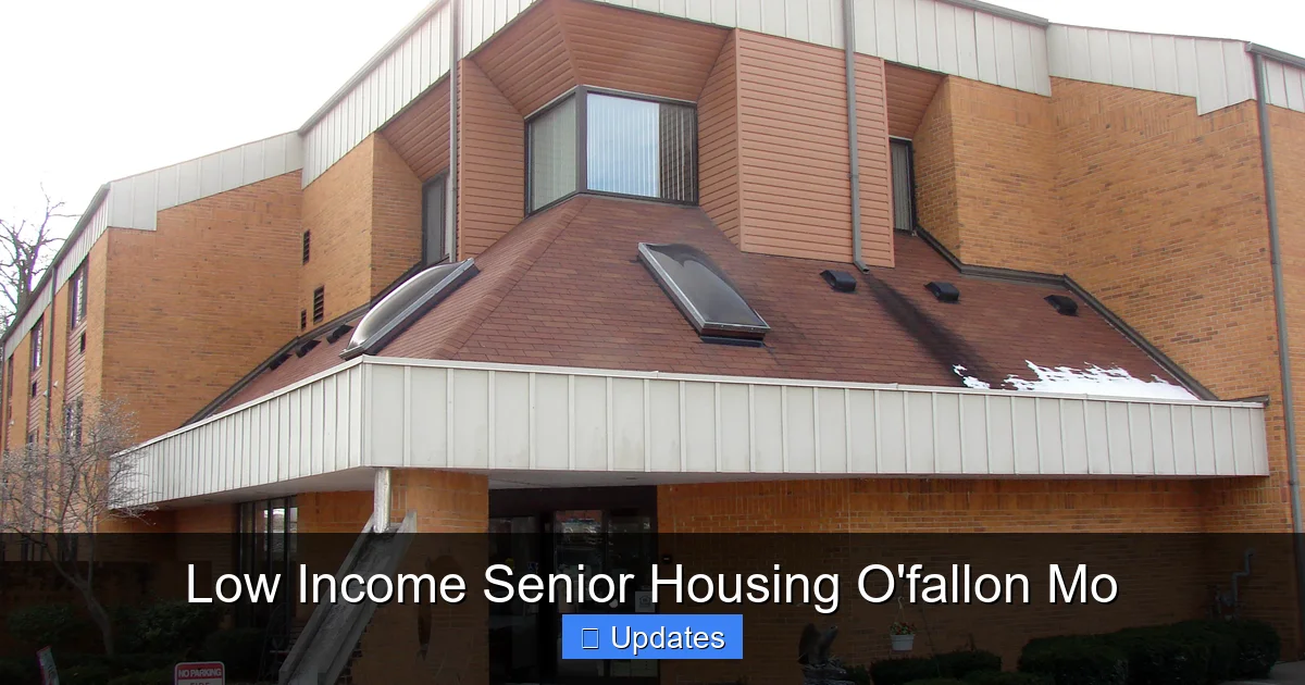 Low Income Senior Housing O'fallon Mo