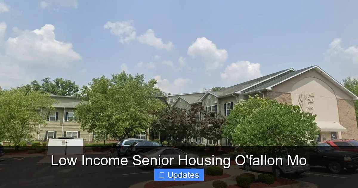 Low Income Senior Housing O'fallon Mo
