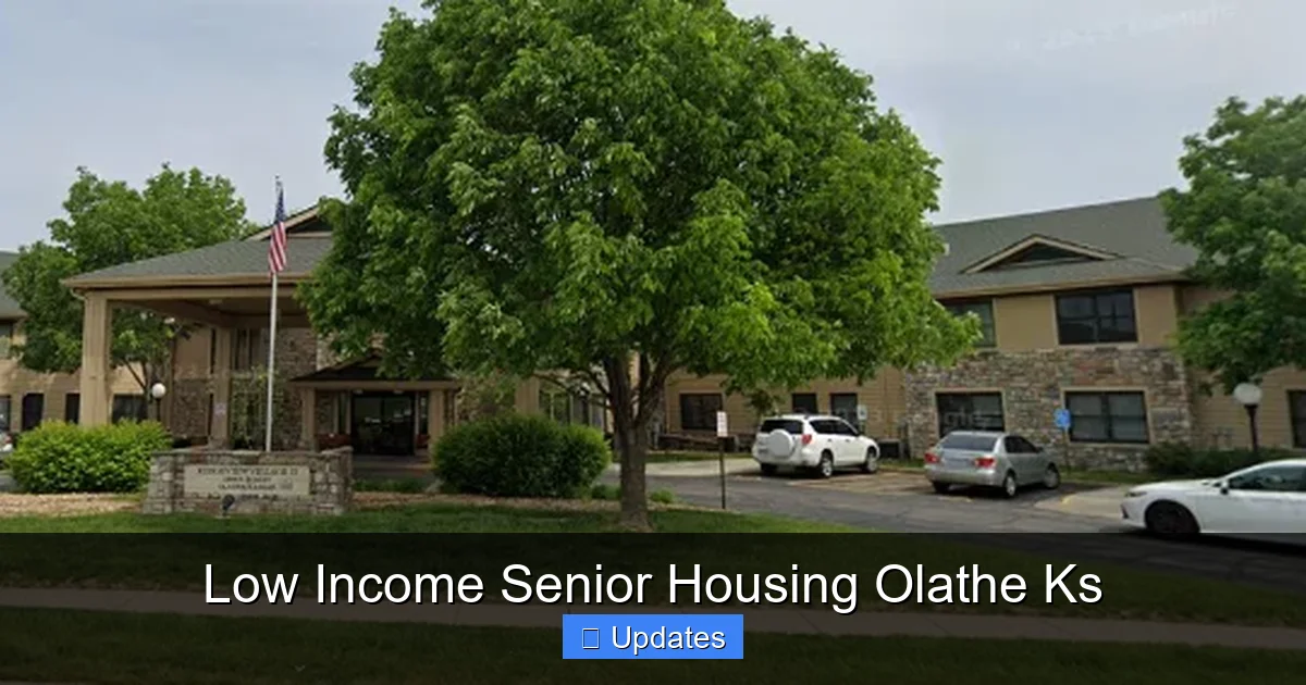 Low Income Senior Housing Olathe Ks