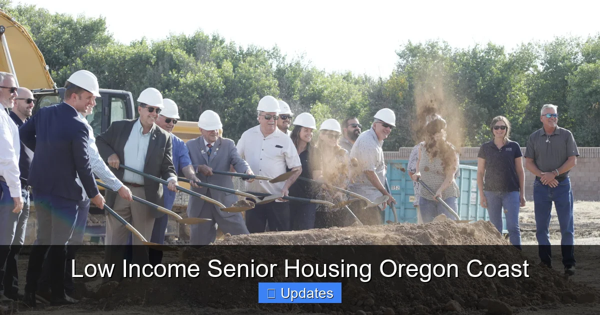 Low Income Senior Housing Oregon Coast