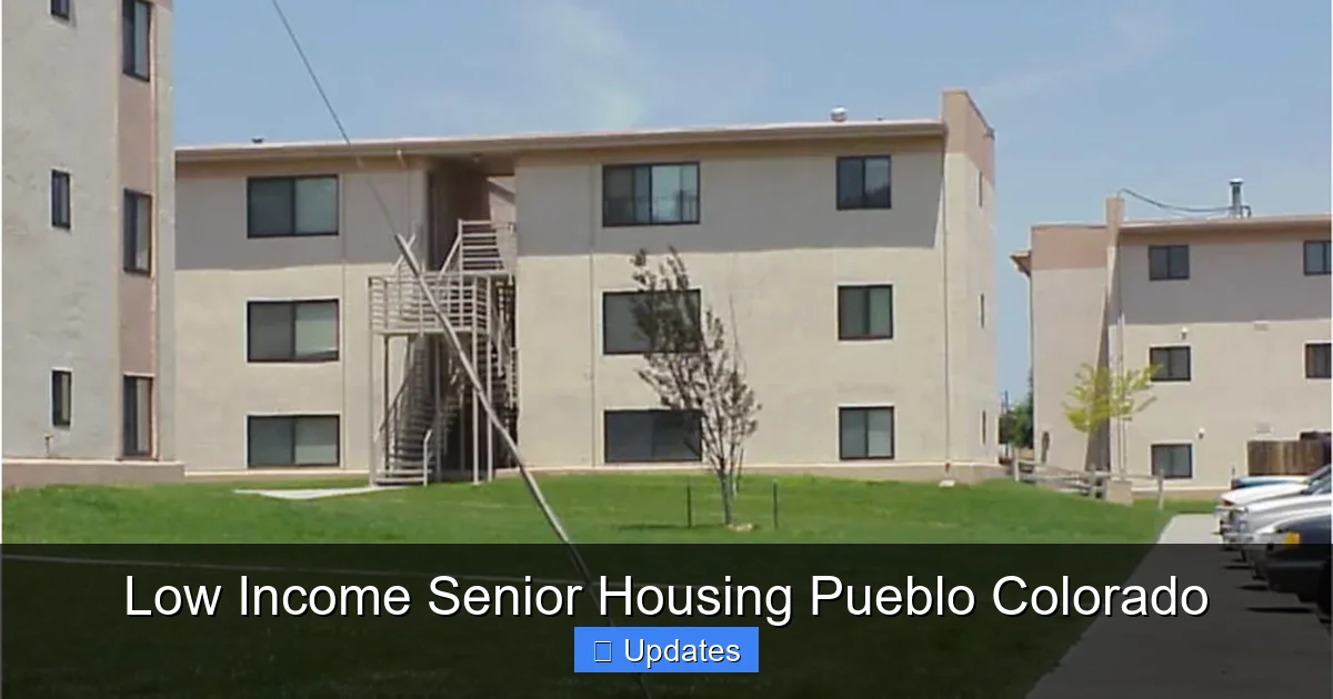 Low Income Senior Housing Pueblo Colorado