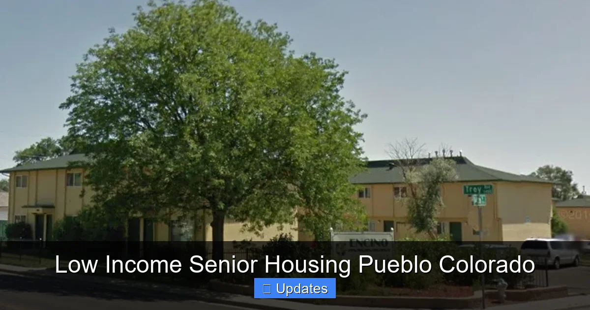 Low Income Senior Housing Pueblo Colorado