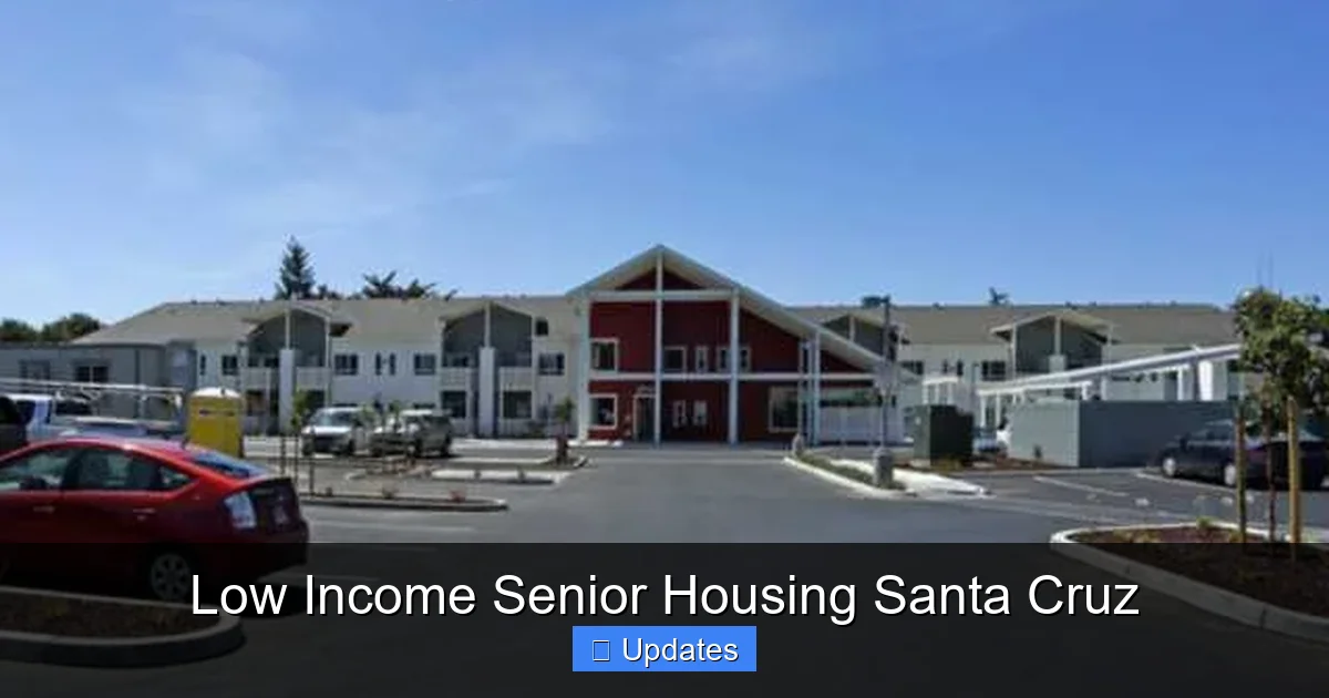Low Income Senior Housing Santa Cruz