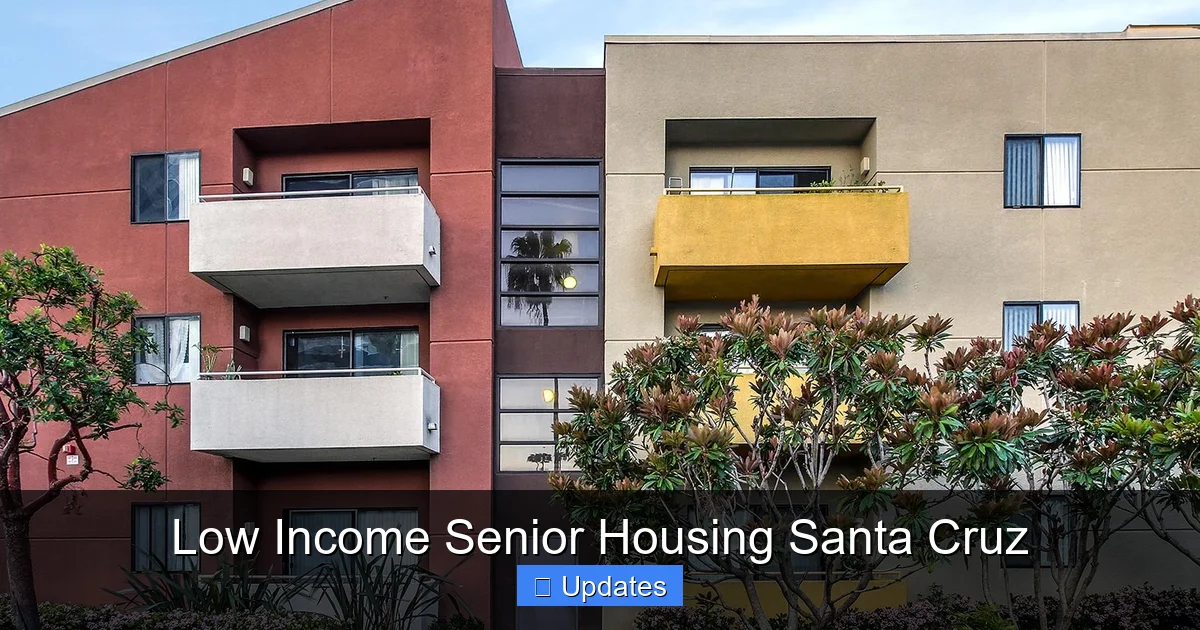 Low Income Senior Housing Santa Cruz