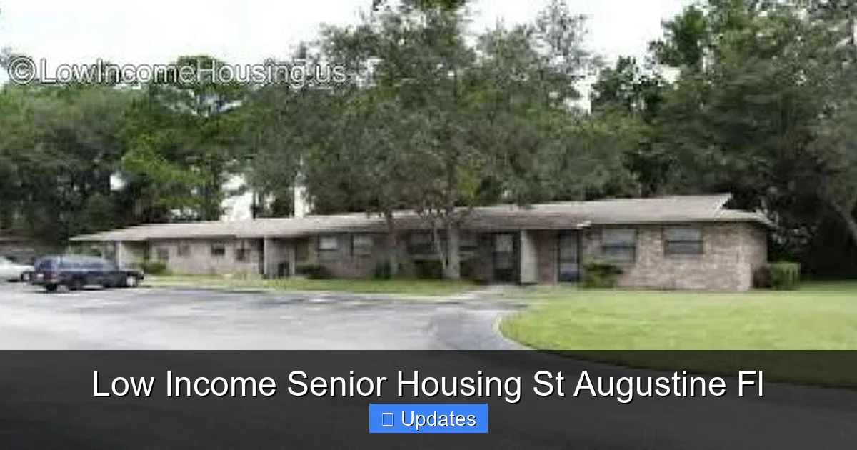 Low Income Senior Housing St Augustine Fl
