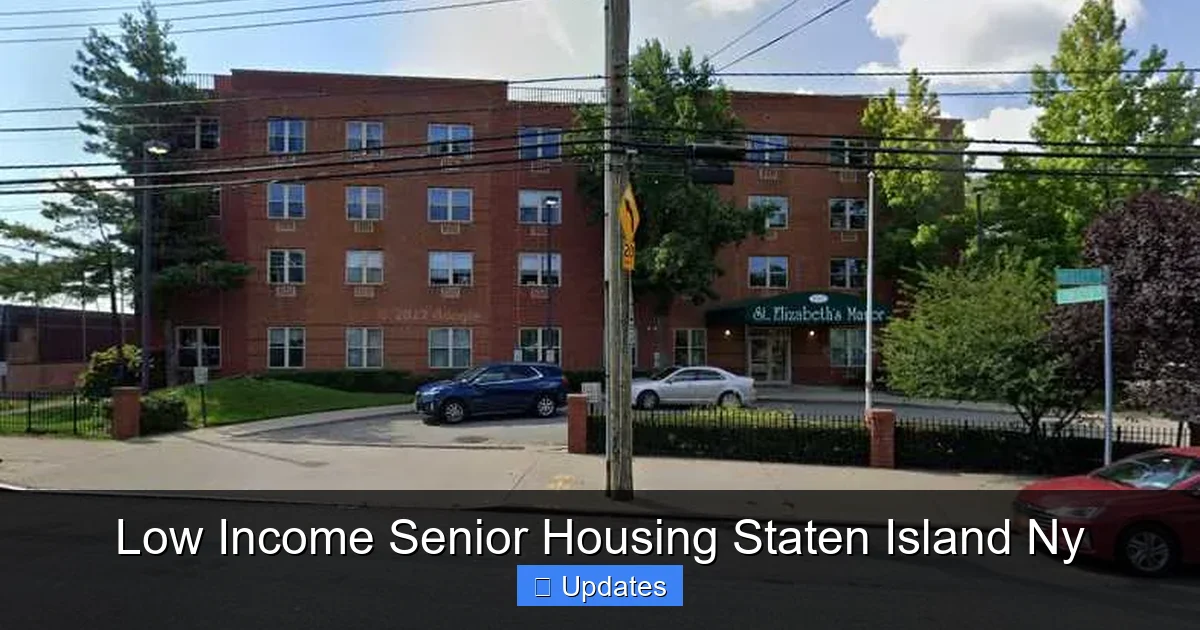 Low Income Senior Housing Staten Island Ny