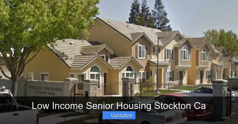 Low Income Senior Housing Stockton Ca