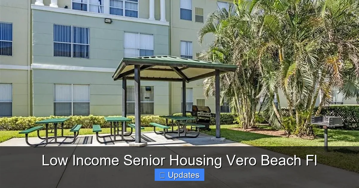 Low Income Senior Housing Vero Beach Fl