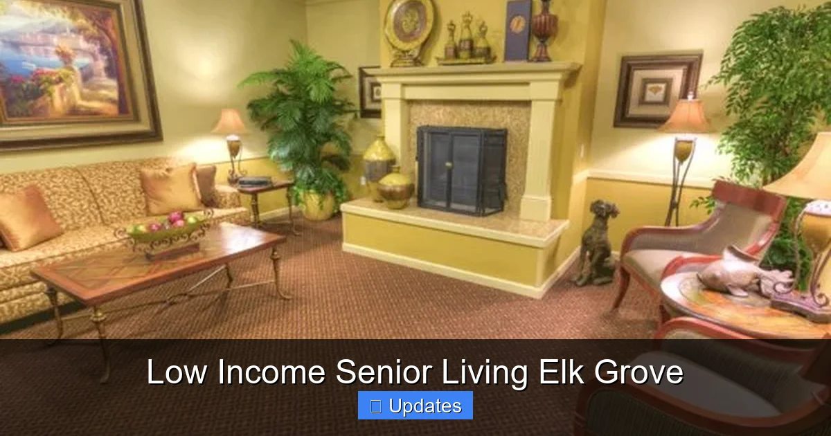 Low Income Senior Living Elk Grove