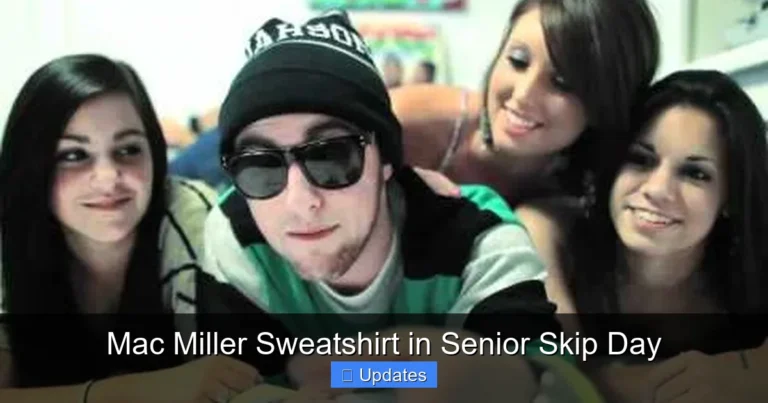 Mac Miller Sweatshirt in Senior Skip Day