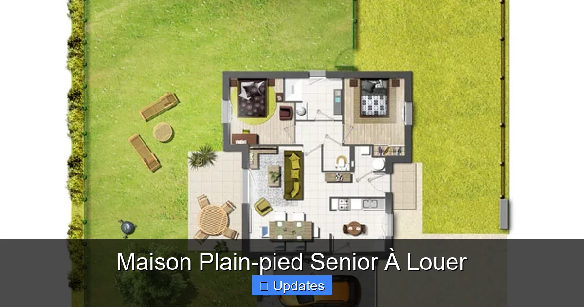 Maison Plain-pied Senior À Louer