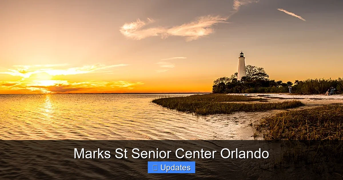 Marks St Senior Center Orlando