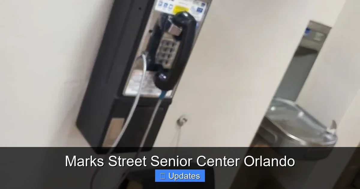 Marks Street Senior Center Orlando