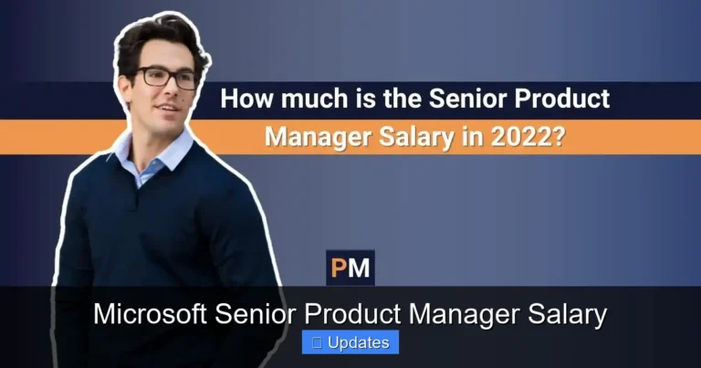 Microsoft Senior Product Manager Salary