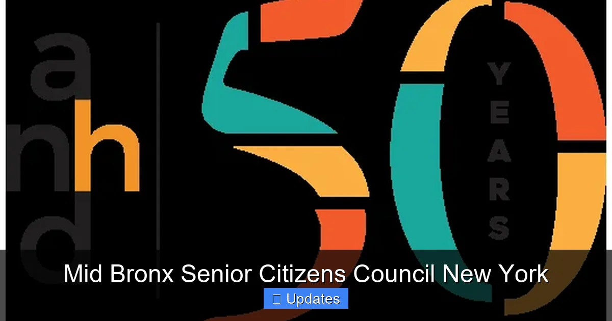 Mid Bronx Senior Citizens Council New York