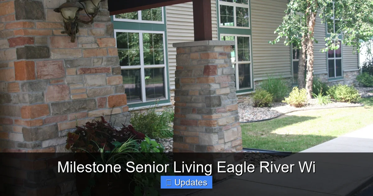 Milestone Senior Living Eagle River Wi