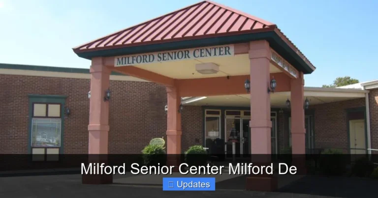 Milford Senior Center Milford De