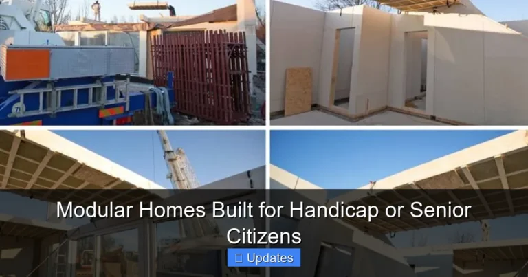 Modular Homes Built for Handicap or Senior Citizens