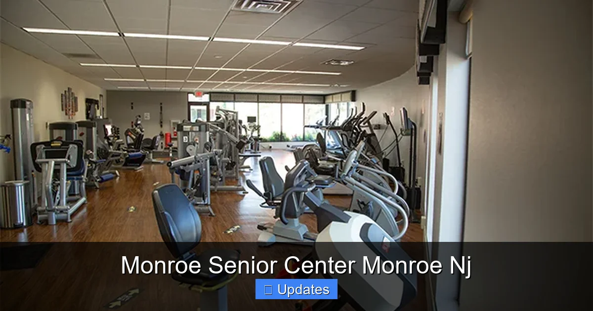 Monroe Senior Center Monroe Nj