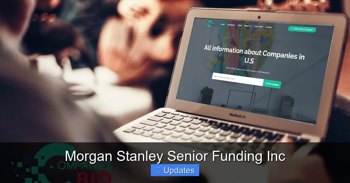Morgan Stanley Senior Funding Inc