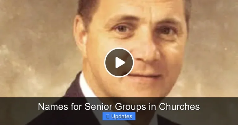 Names for Senior Groups in Churches