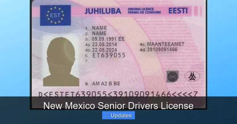 New Mexico Senior Drivers License