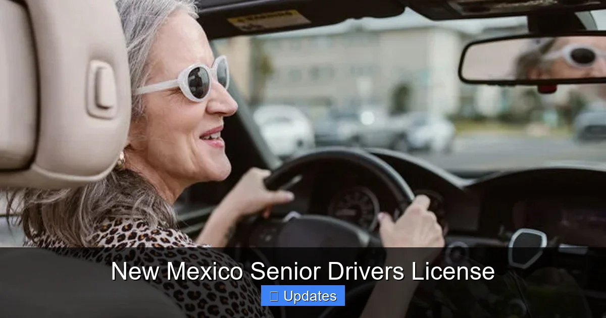 New Mexico Senior Drivers License