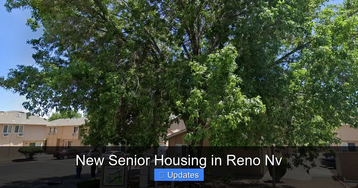 New Senior Housing in Reno Nv