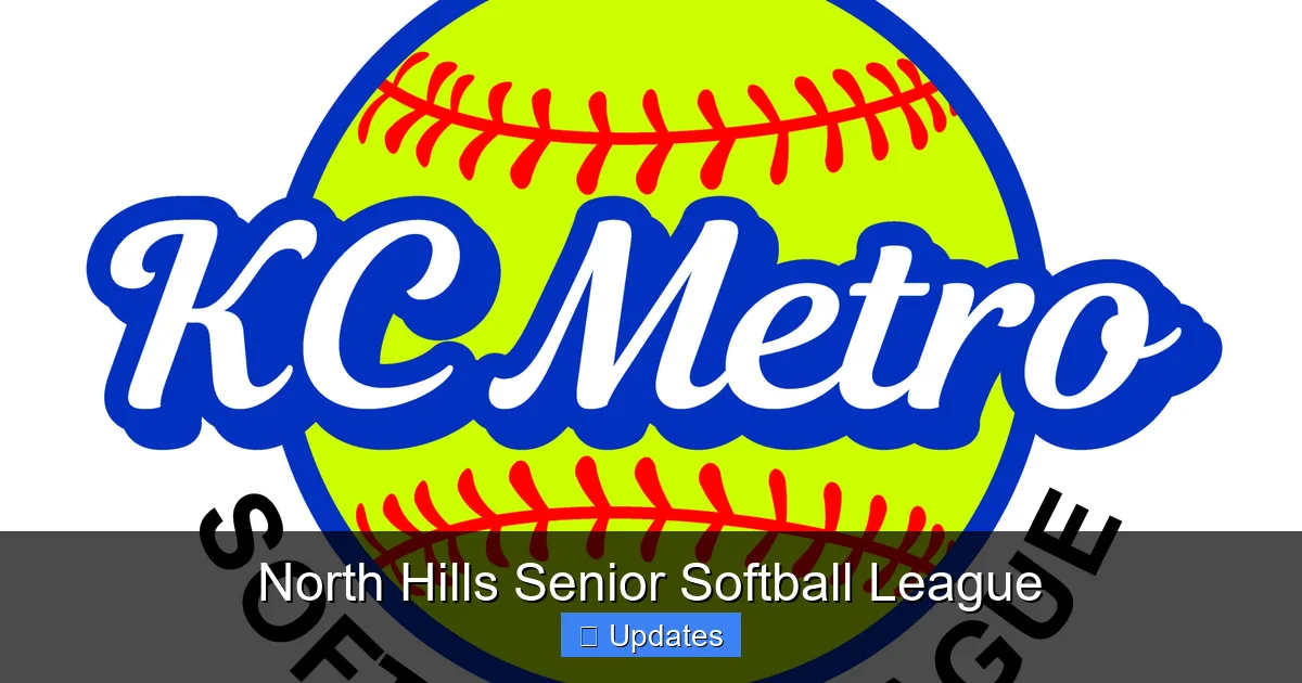 North Hills Senior Softball League