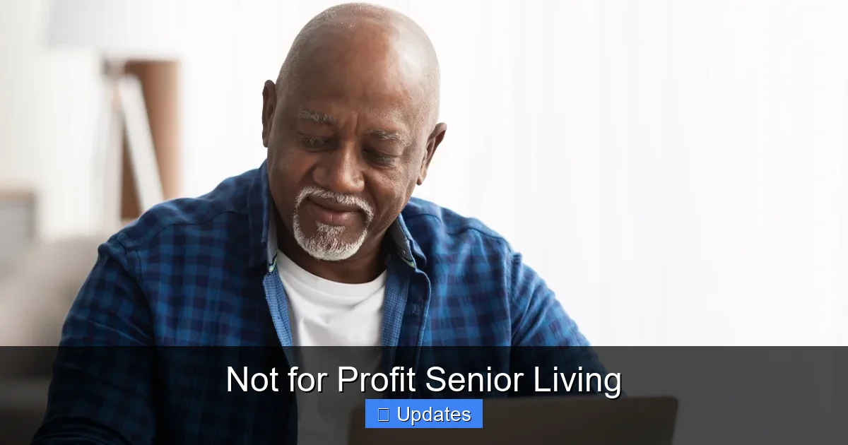 Not for Profit Senior Living