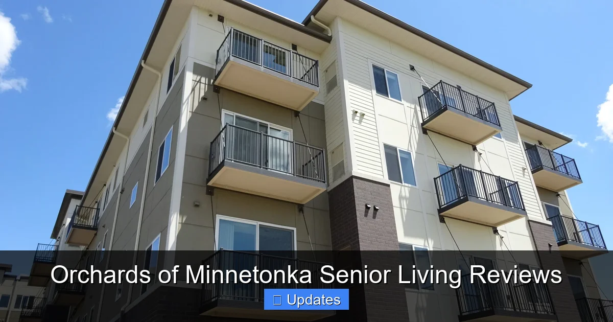 Orchards of Minnetonka Senior Living Reviews