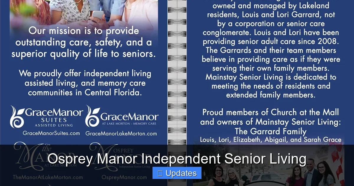 Osprey Manor Independent Senior Living