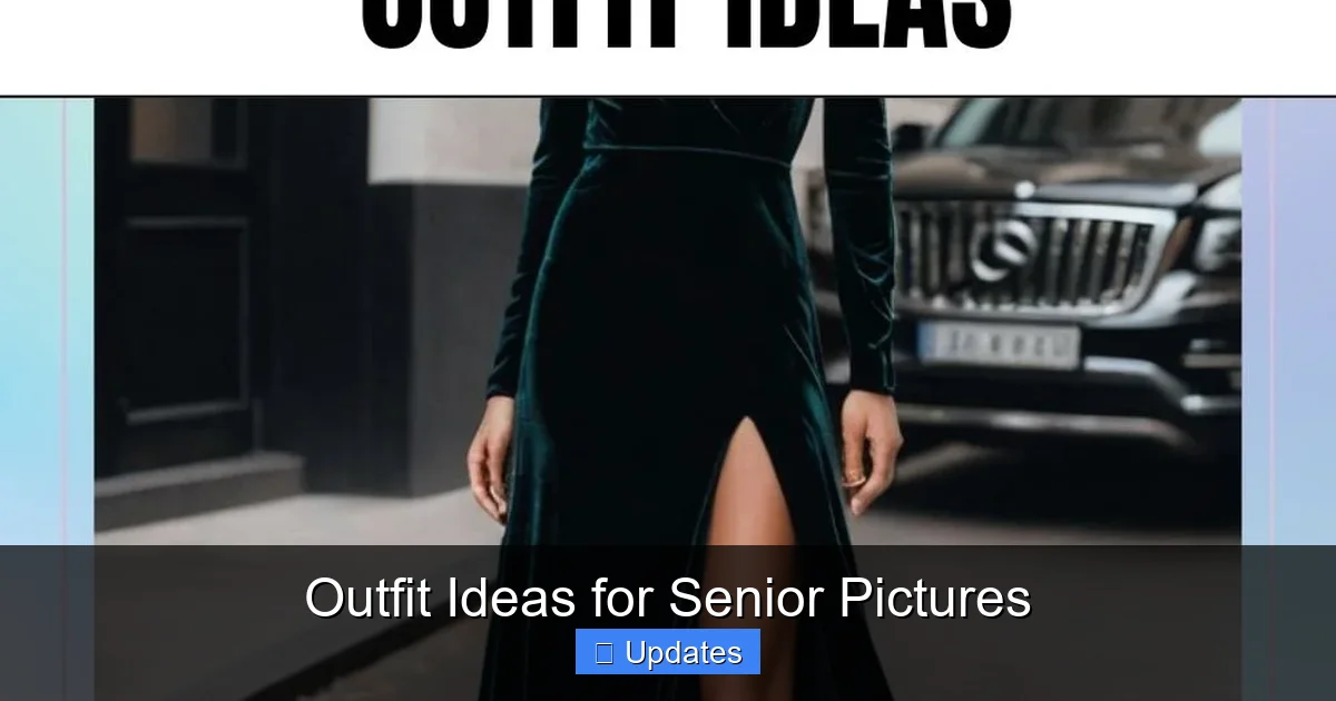 Outfit Ideas for Senior Pictures