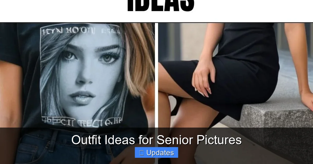 Outfit Ideas for Senior Pictures