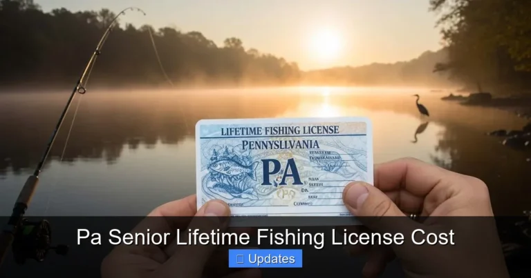 Pa Senior Lifetime Fishing License Cost