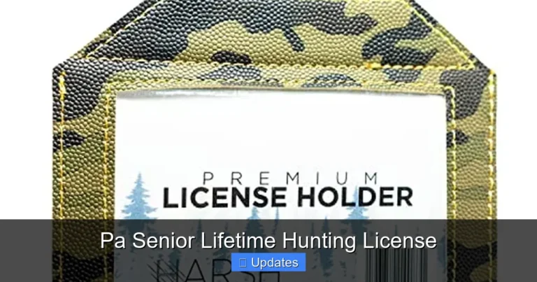 Pa Senior Lifetime Hunting License