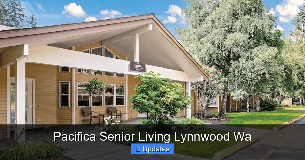 Pacifica Senior Living Lynnwood Wa