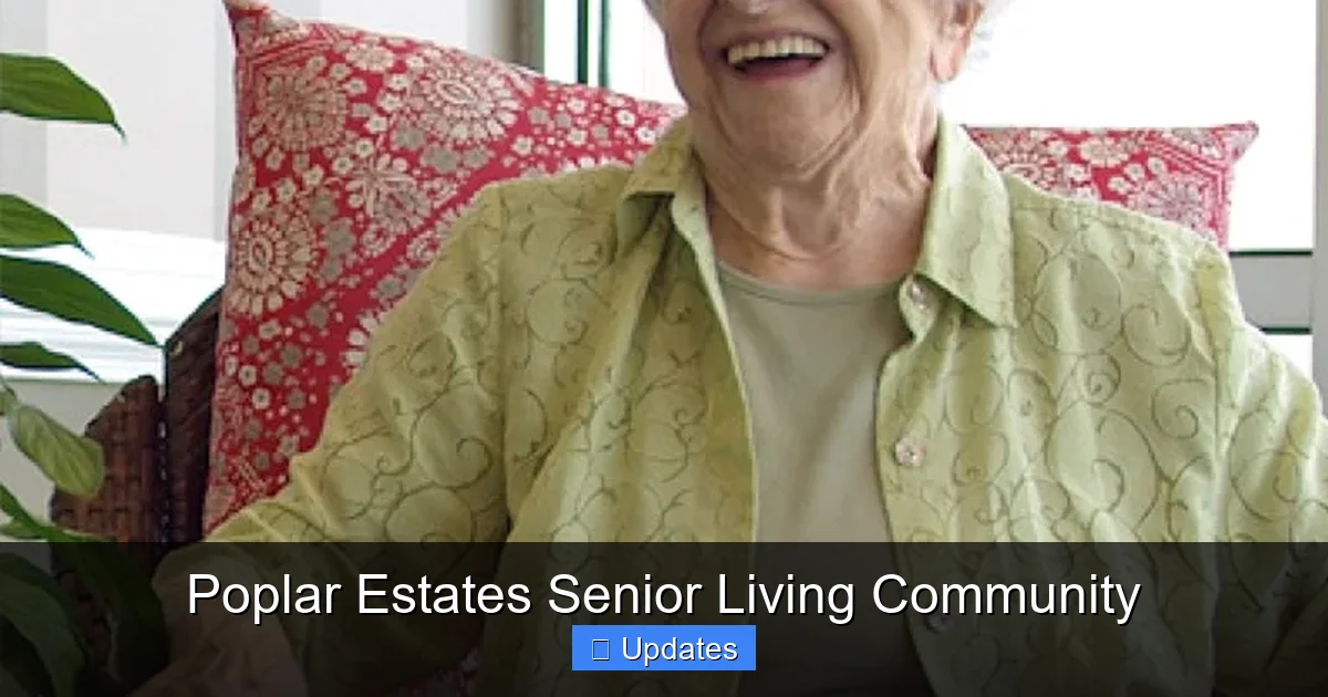 Poplar Estates Senior Living Community