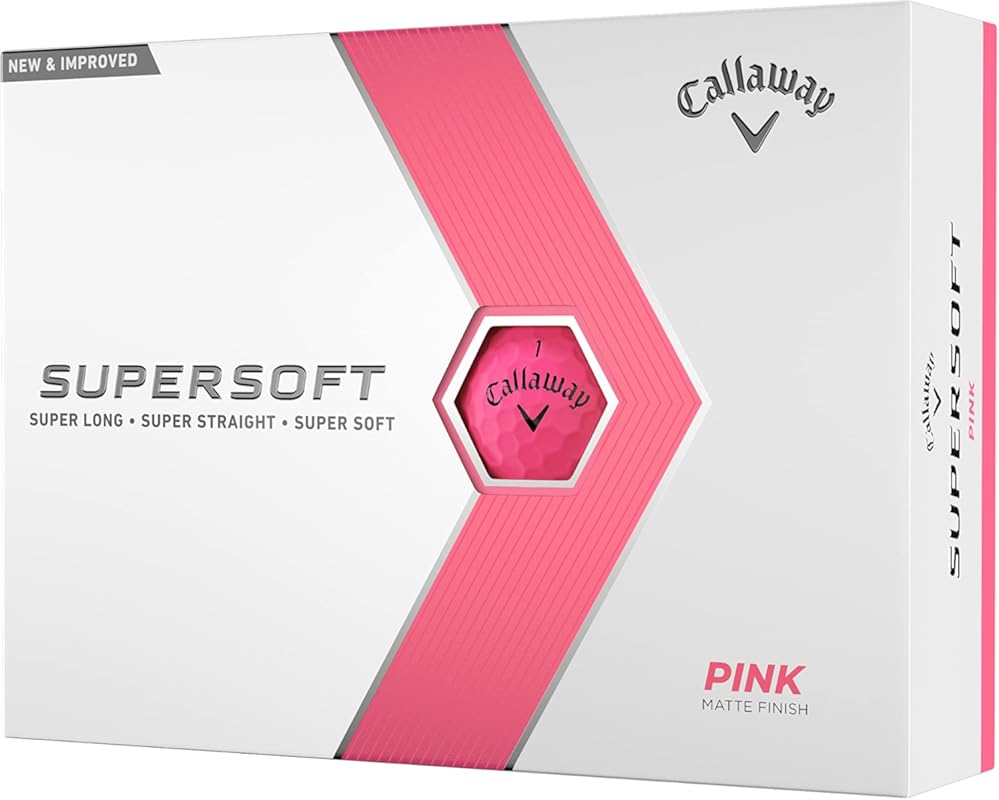 Callaway Supersoft 2023 Golf Balls for Smoother Swing and Better Spin
