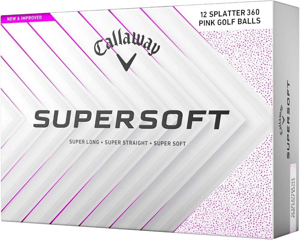 2026 Callaway Supersoft Golf Balls with Enhanced Soft Feel and Long Di