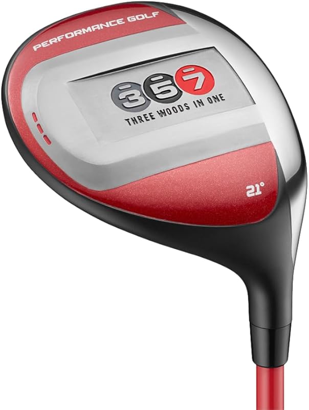Performance Golf 357 Fairway Hybrid – 21° Loft, Easy to Hit Like a 7-W
