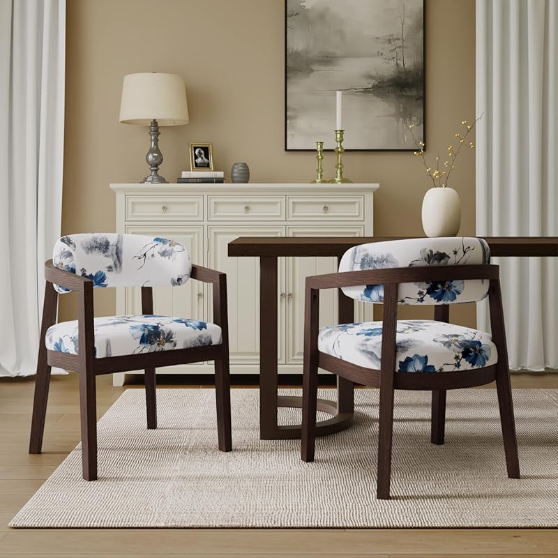 Christopher Knight Home Lanford Fabric Upholstered Dining Chairs Set o