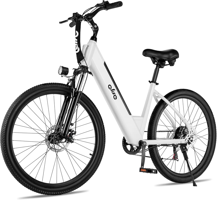 Qlife Cityone Step-Through Commuter Ebike, 1000W Motor, 55-Mile Range,