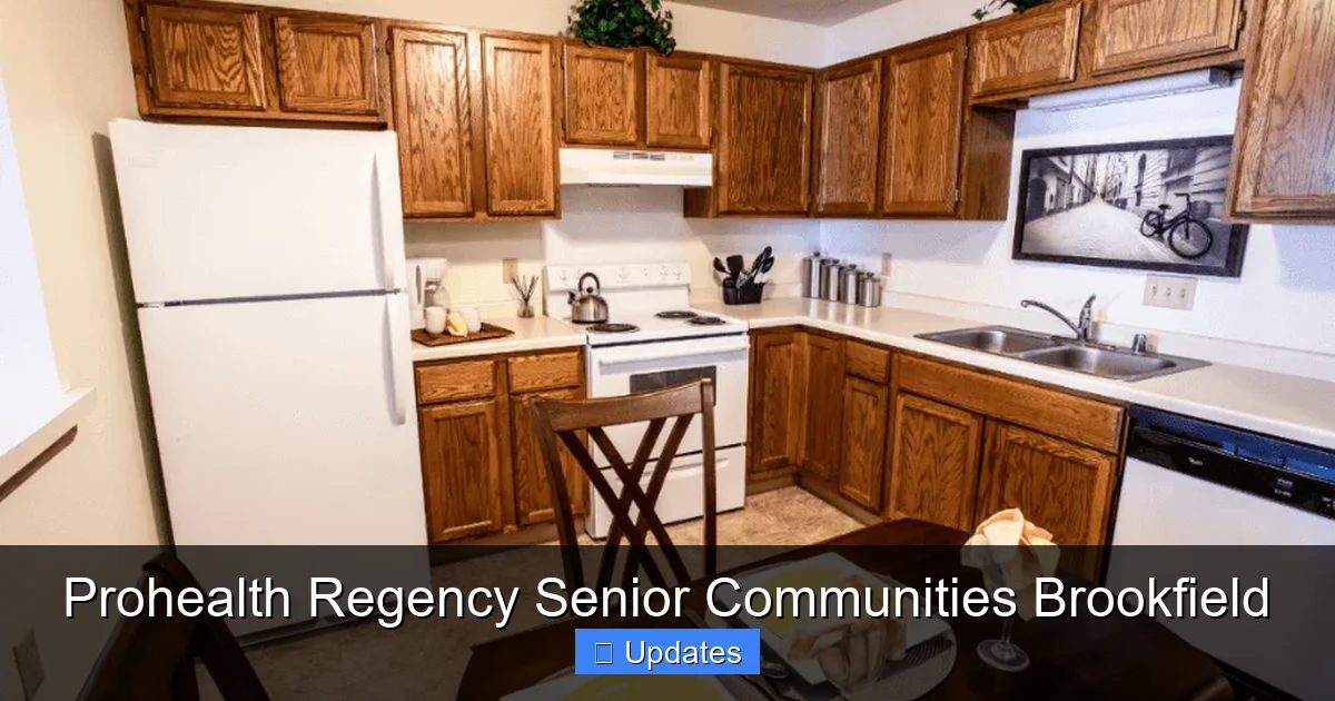 Prohealth Regency Senior Communities Brookfield