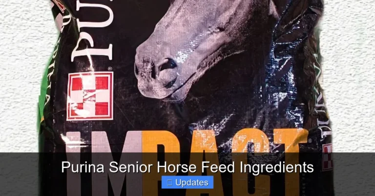 Purina Senior Horse Feed Ingredients