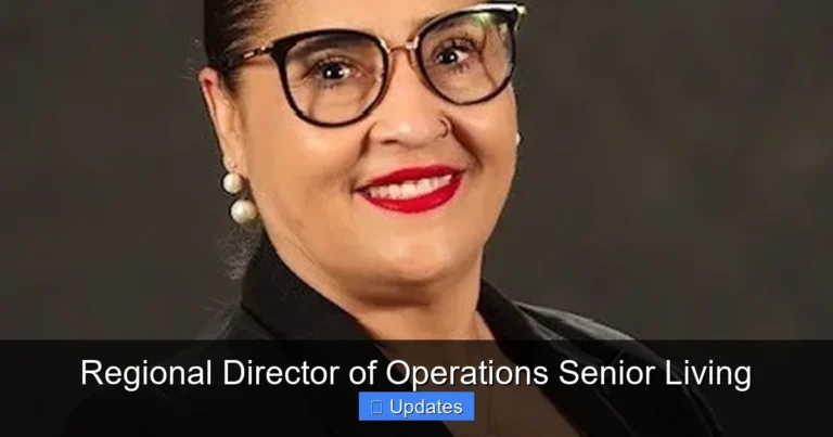 Regional Director of Operations Senior Living