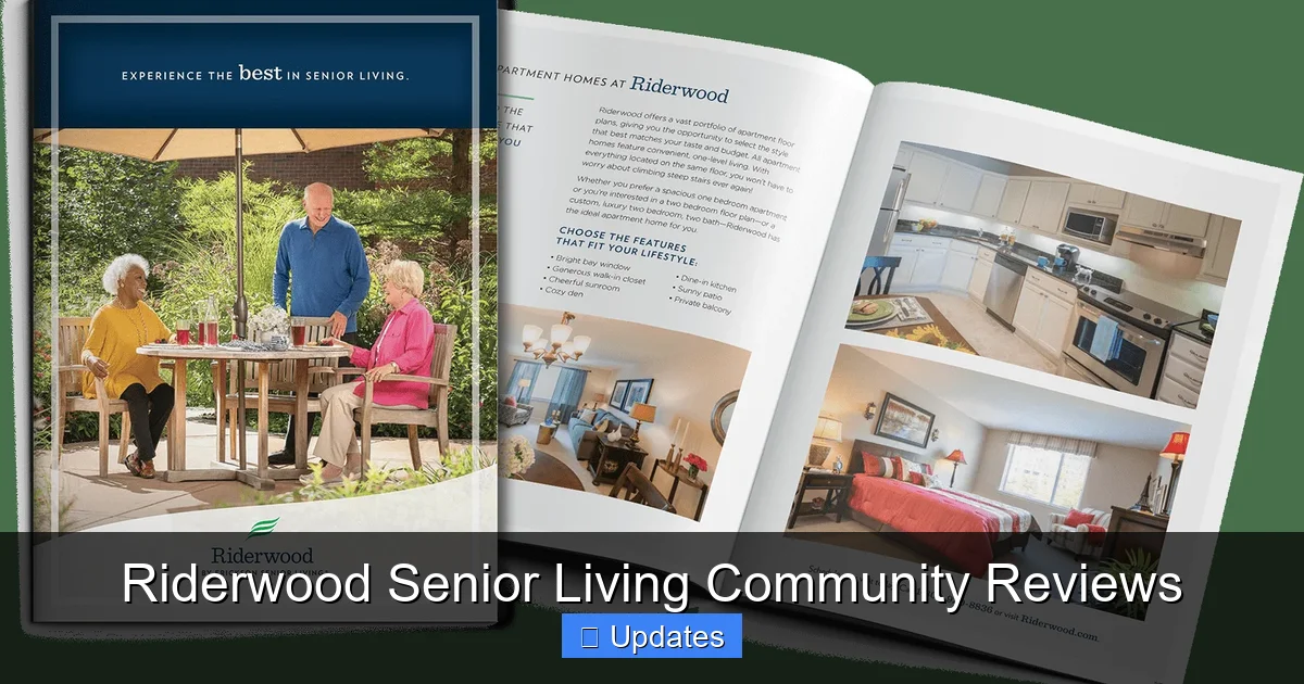 Riderwood Senior Living Community Reviews