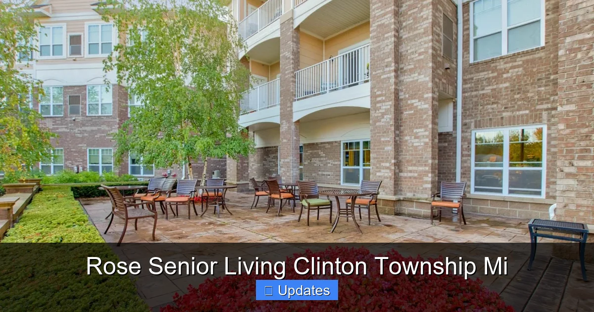 Rose Senior Living Clinton Township Mi