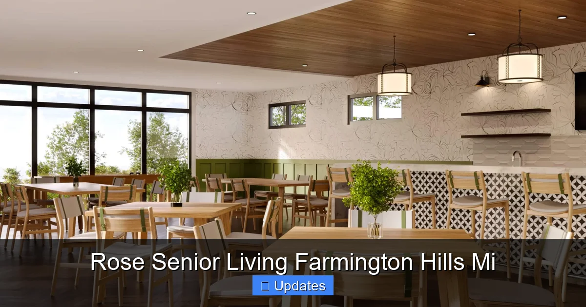 Rose Senior Living Farmington Hills Mi